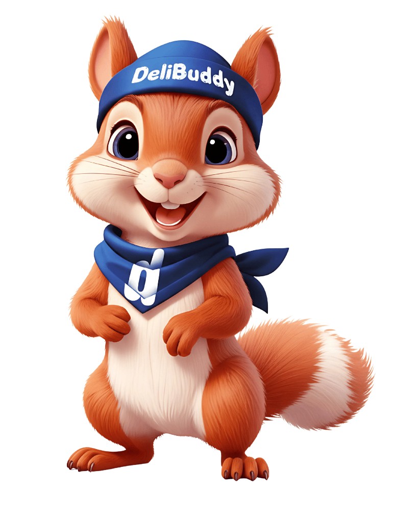 DeliBuddy — Delinut brand mascot