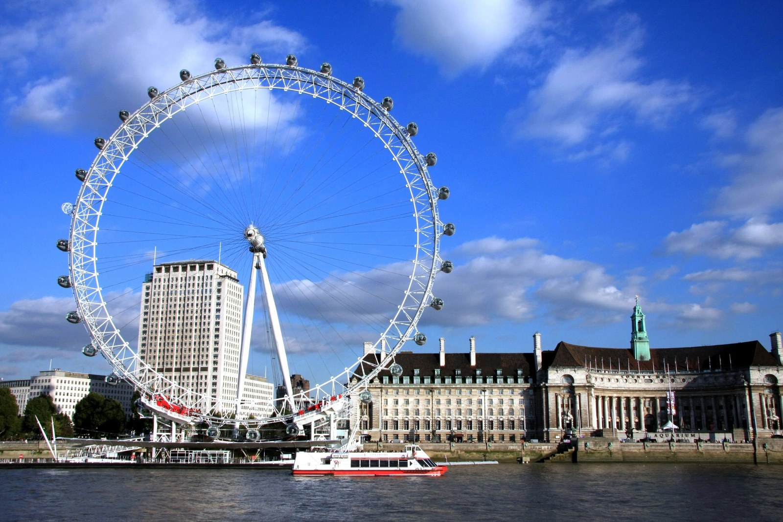 London Eye and the Thames skyline
