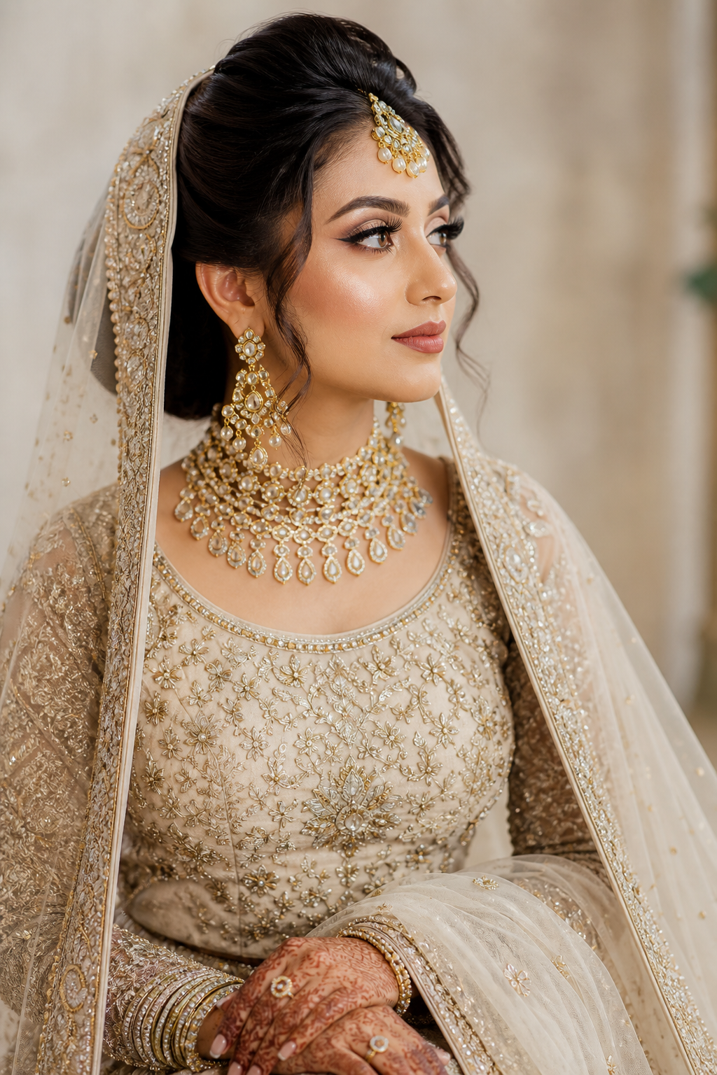 POSHÉ bridal portrait with jewelry