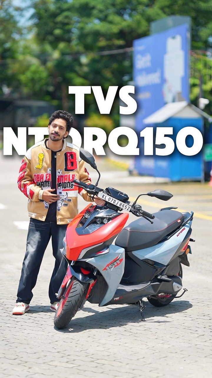 Instagram still from @mahir_shanz___ with the TVS NTORQ 150