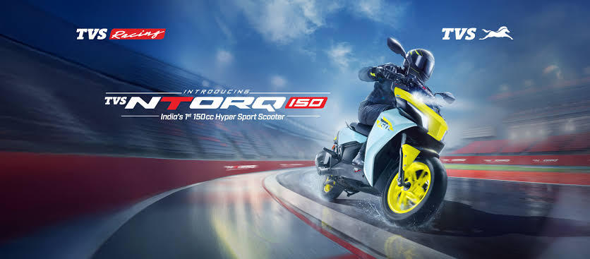 TVS NTORQ 150 campaign artwork