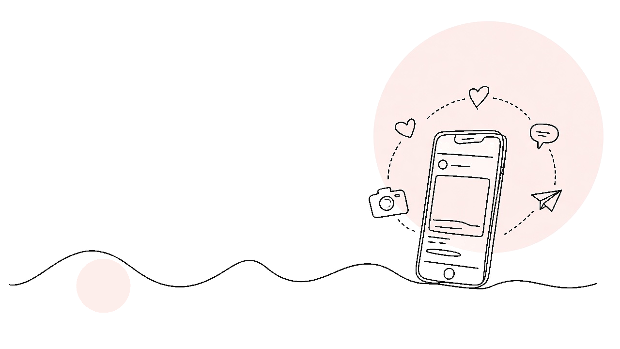 Social media content calendar and community management